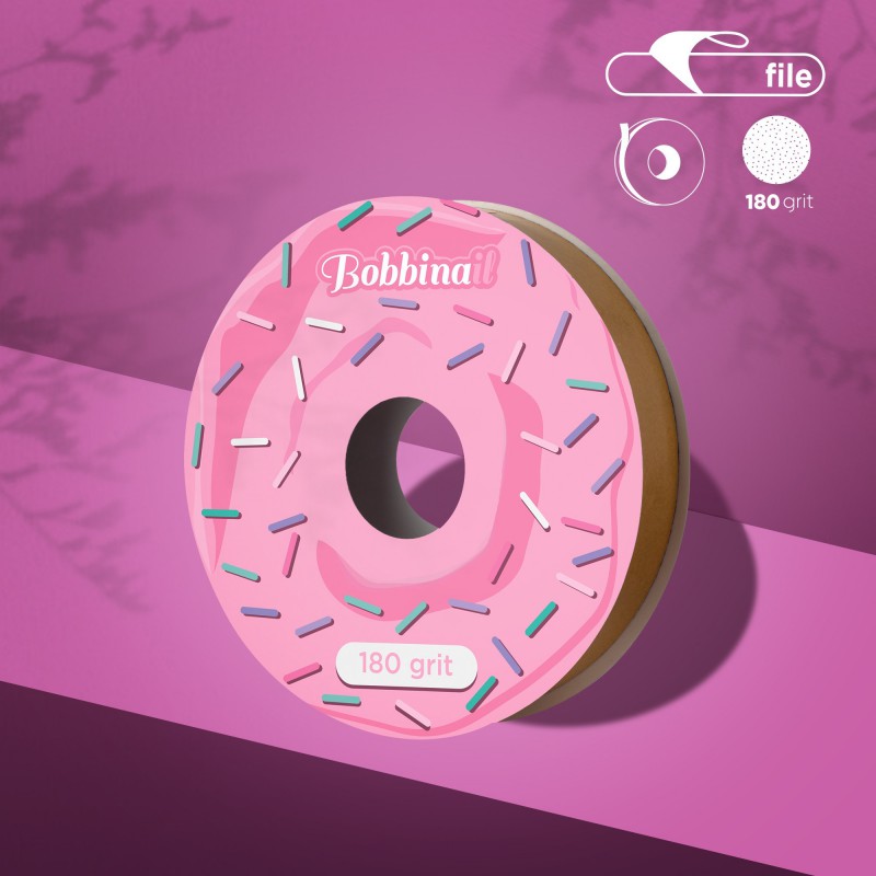 Refill Roll For Nail File PapmAm Bobbinail (Without Plastic Case) Staleks Pro Expert, 180 Grit