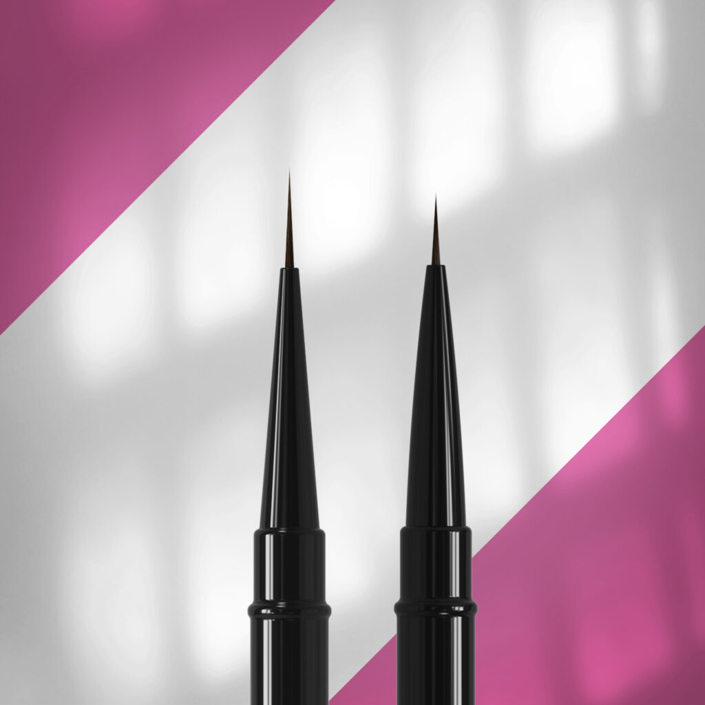 Staleks Pro Double-ended brush EXPERT liner 7 mm / liner 10 mm