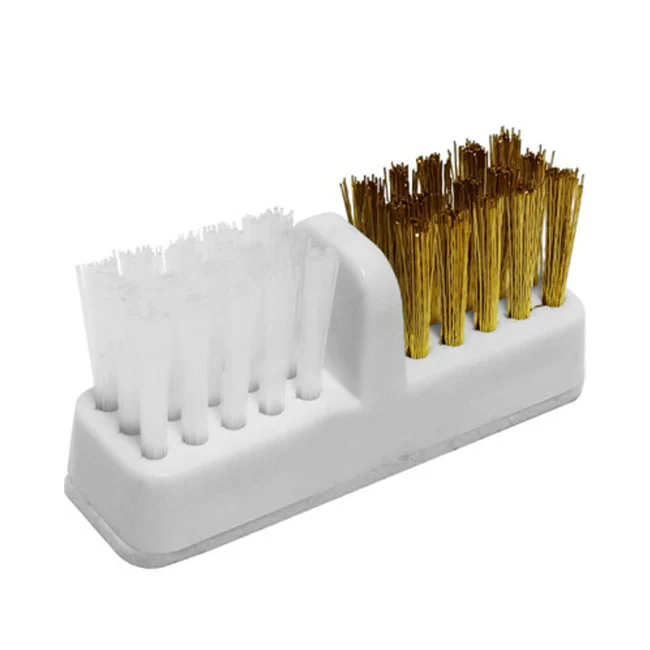 Dual-Headed Nail Drill Bit Cleaning Brush