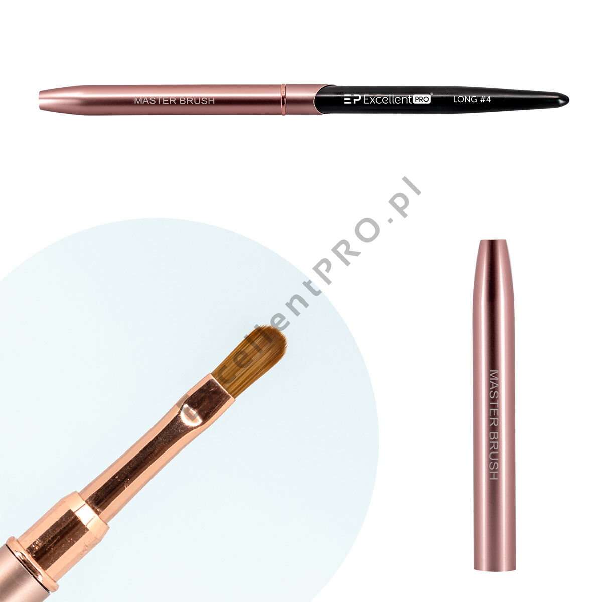 Excellent PRO- Brush Long #4 (Pink&Black)