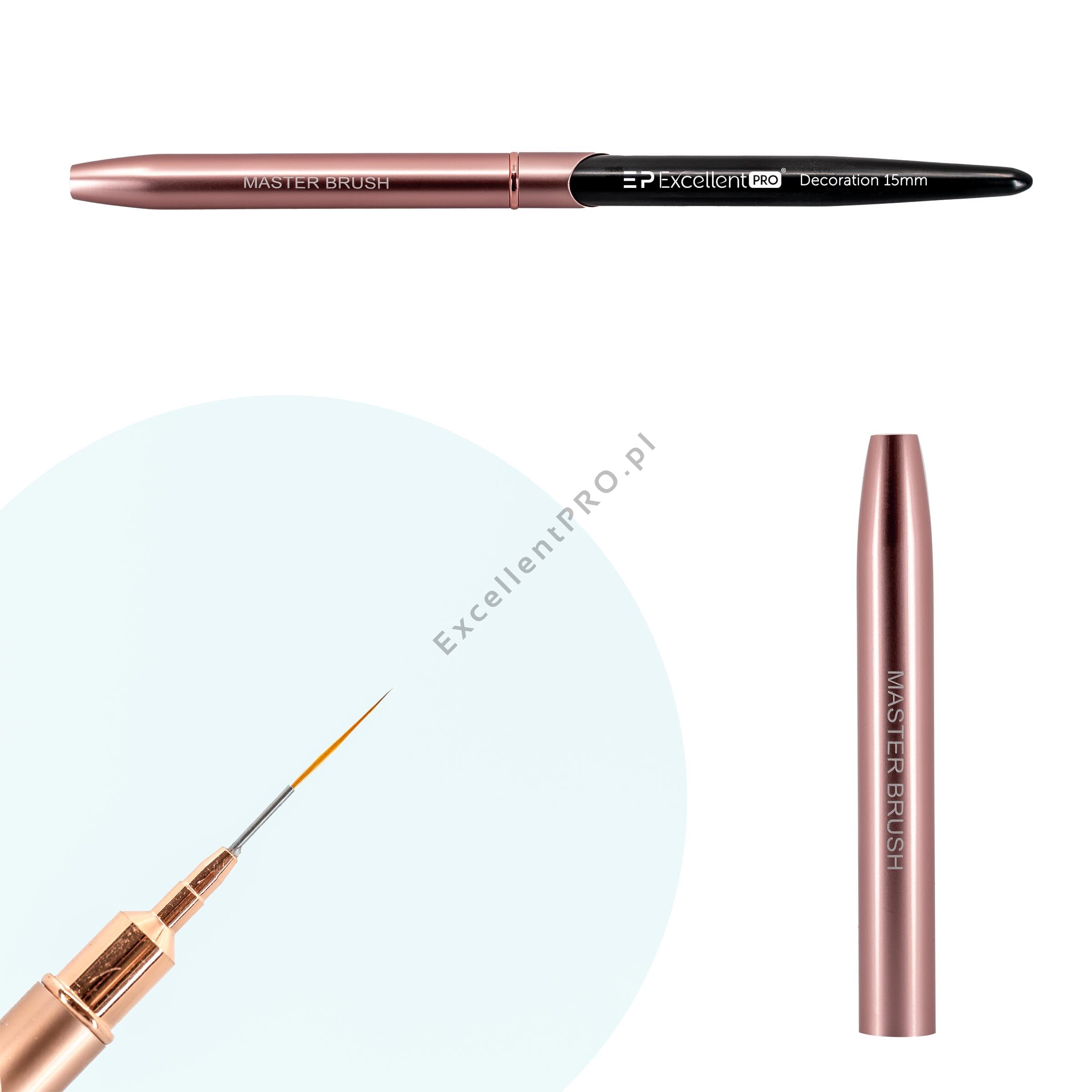Excellent PRO- Nail Art Brush 15mm (Pink & Black)