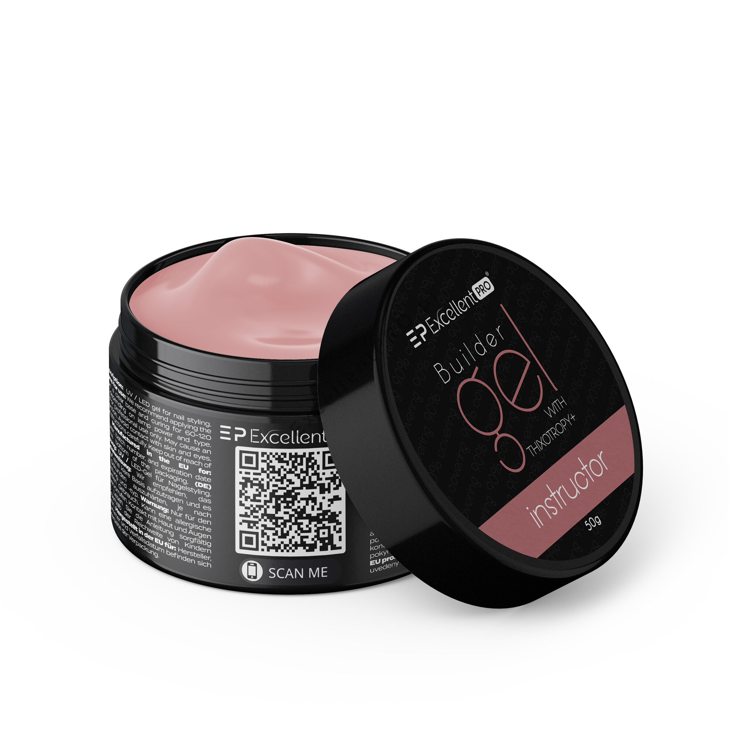 Excellent PRO- Builder gel with thixotropy Instructor #1 MR. BEIGE 15g