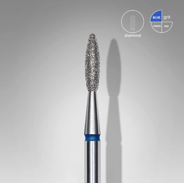 STALEKS EXPERT Diamond Flame Bit, Blue – 2.1 mm / 8 mm