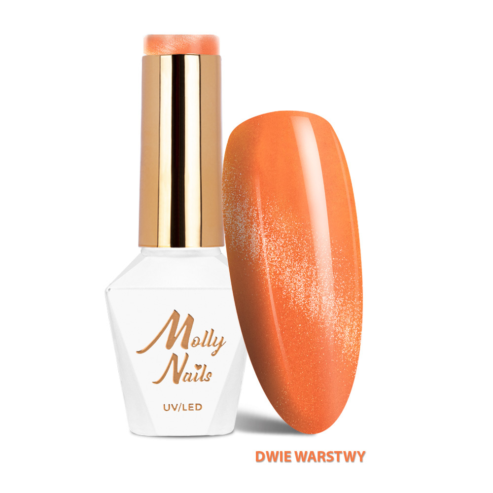 Molly Nails Pastel Cat Eye Gel Polish No. 276 Tangerine 8g – HEMA/Di-HEMA Free