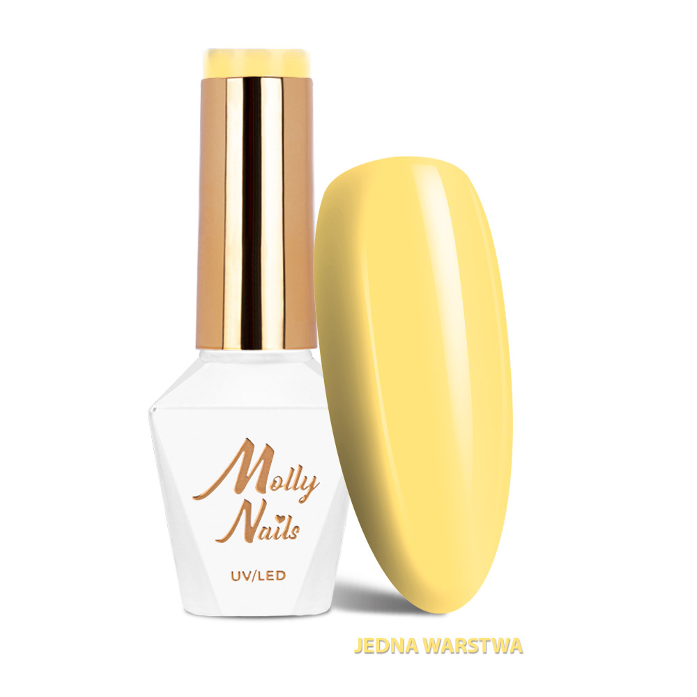 Molly Nails Gel Polish 290 Lemon Cream – Sorbet HEMA/Di-HEMA Free 8g