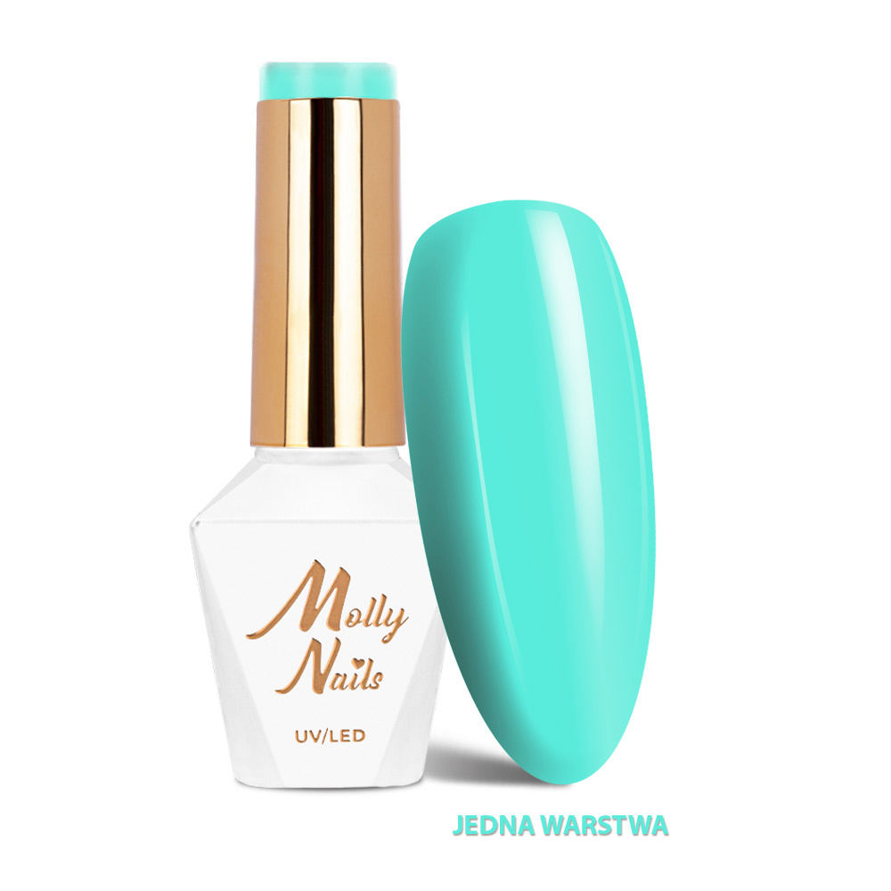 Molly Nails Gel Polish 292 Aqua Pastel – Sorbet HEMA/Di-HEMA Free 8g