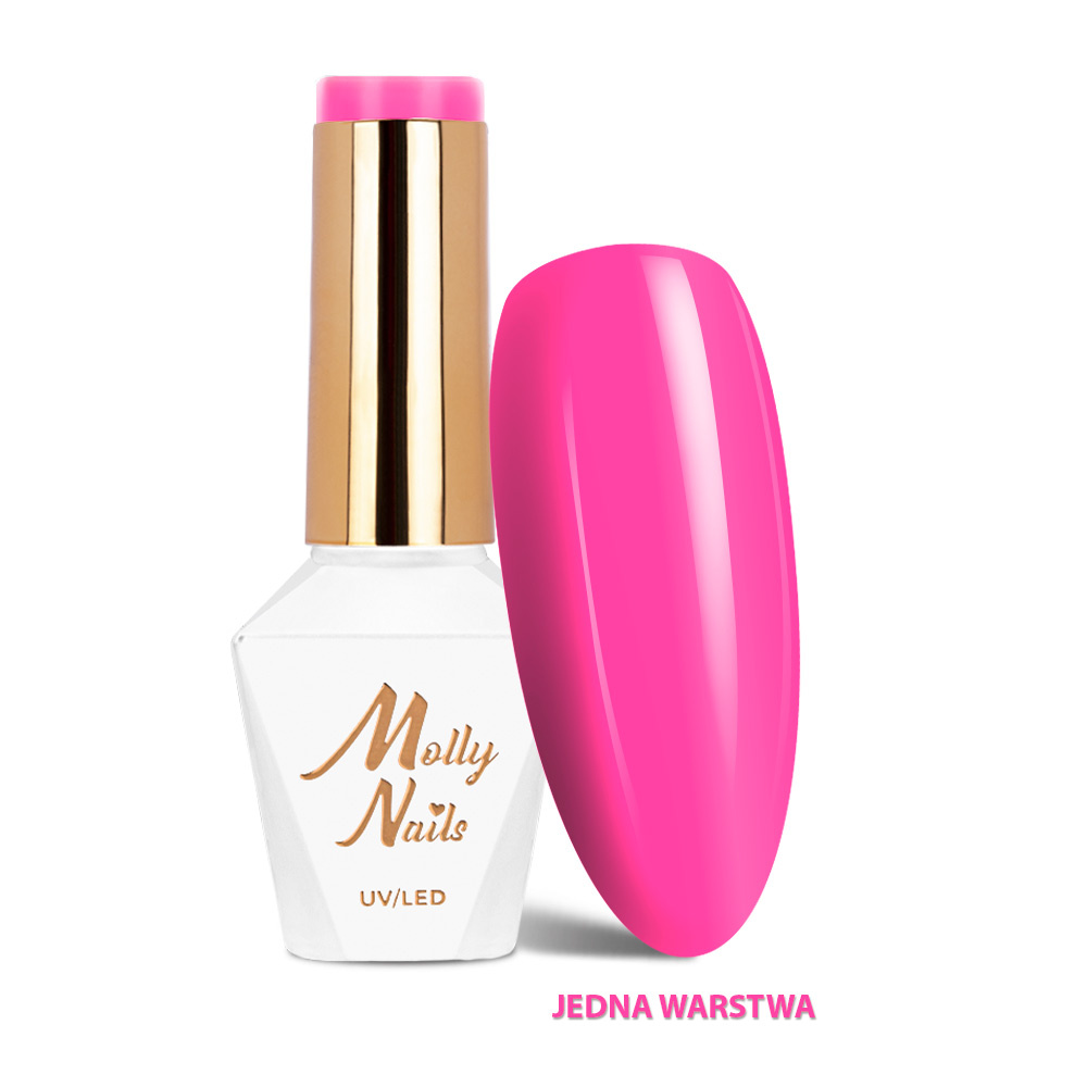 Molly Nails Gel Polish 295 Pink Kiss – Sorbet HEMA/Di-HEMA Free 8g