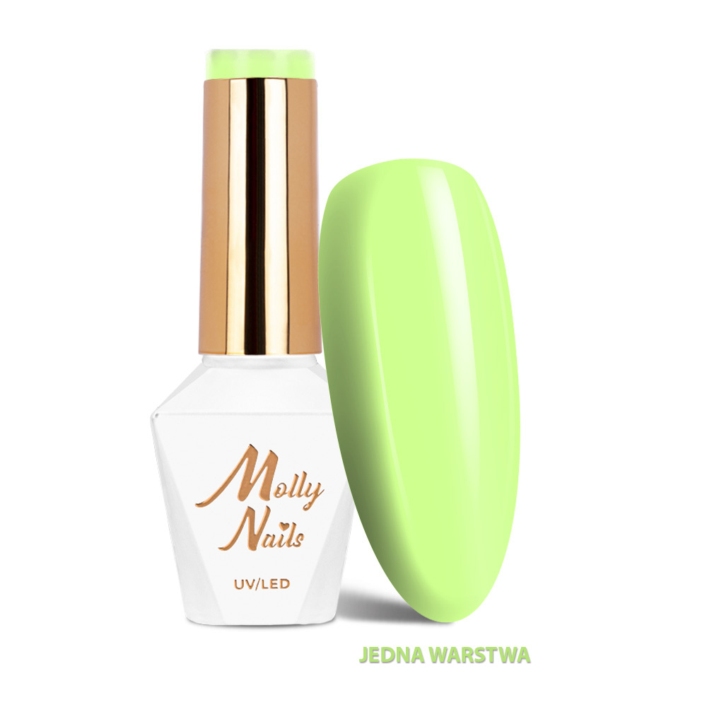 Molly Nails Gel Polish 280 Lime Fever – Vivid Vibes HEMA/Di-HEMA Free 8g