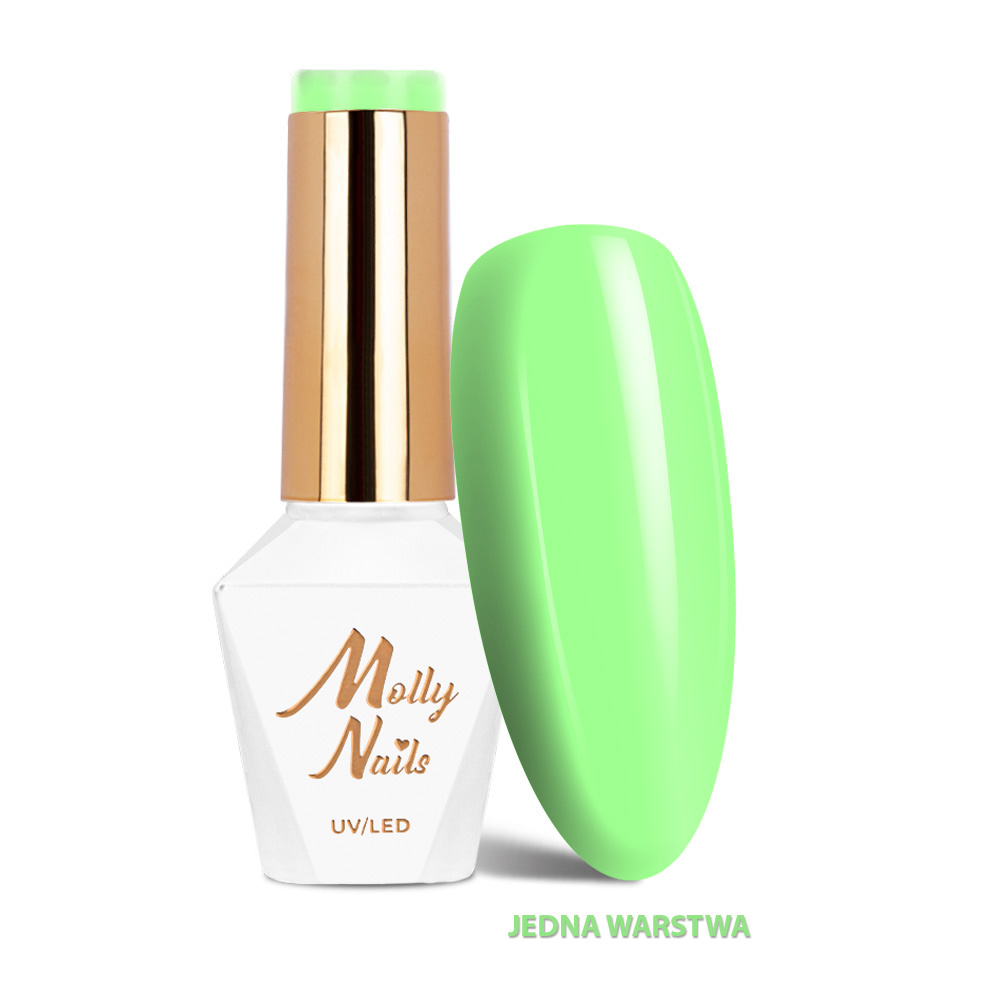 Molly Nails Gel Polish 281 Fresh Limeade – Vivid Vibes HEMA/Di-HEMA Free 8g