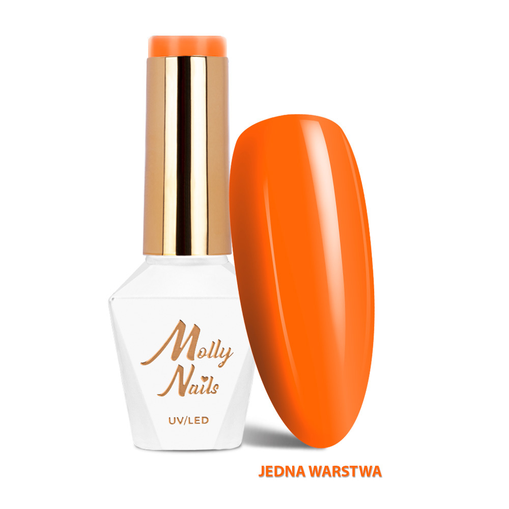 Molly Nails Gel Polish 283 Hot Mango – Vivid Vibes HEMA/Di-HEMA Free 8g