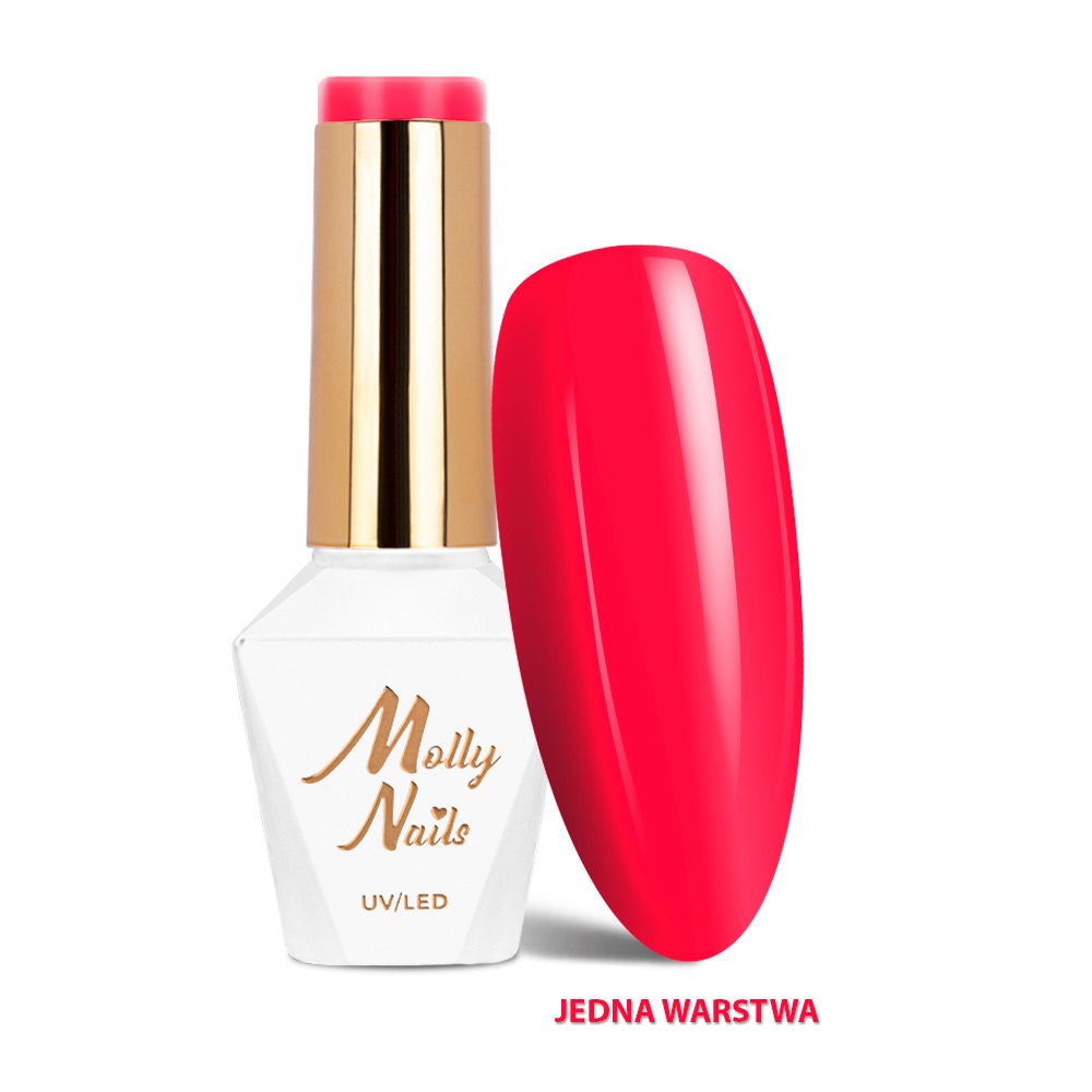 Molly Nails Gel Polish 284 Pink Riot – Vivid Vibes HEMA/Di-HEMA Free 8g