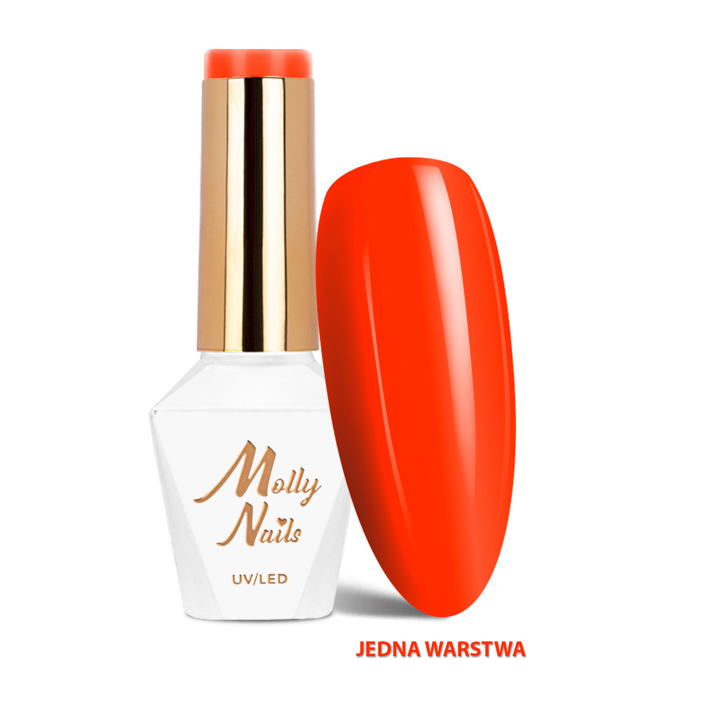Molly Nails Gel Polish 285 Fire Rush – Vivid Vibes HEMA/Di-HEMA Free 8g