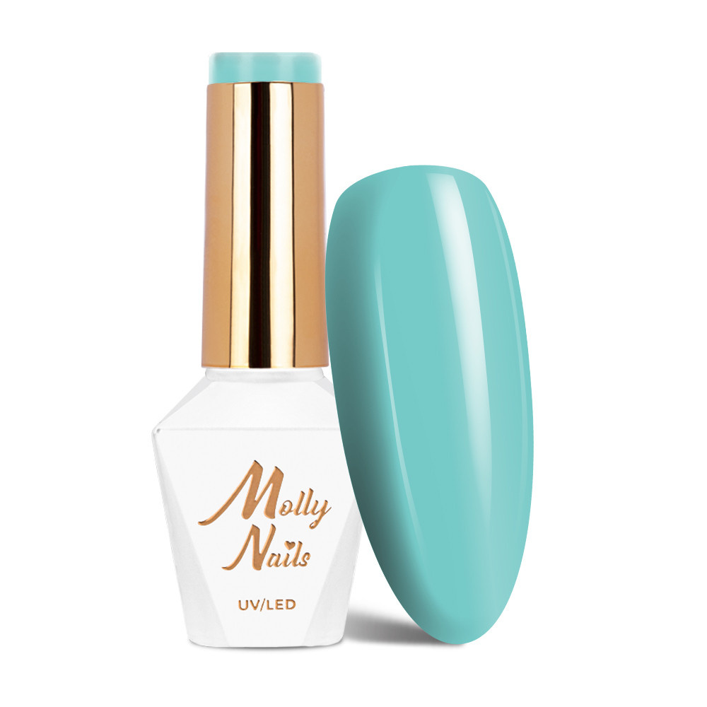 Molly Nails Gel Polish 111 Ocean Blue – HEMA/Di-HEMA Free 8g