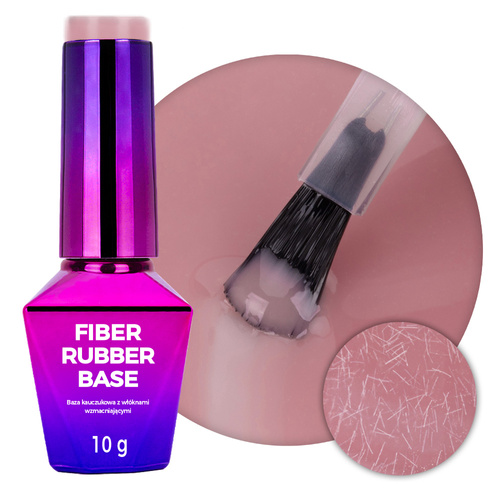 Molly Nails Rubber Fiber Base – Smoky Pink 10g