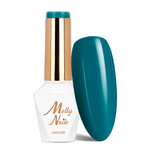 Molly Nails Gel Polish 117 Green Blue – HEMA/Di-HEMA Free 8g