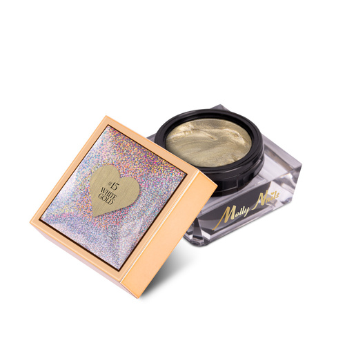 Molly Nails ProArt Paste White Gold – HEMA/Di-HEMA Free Nail Art Paste 5g