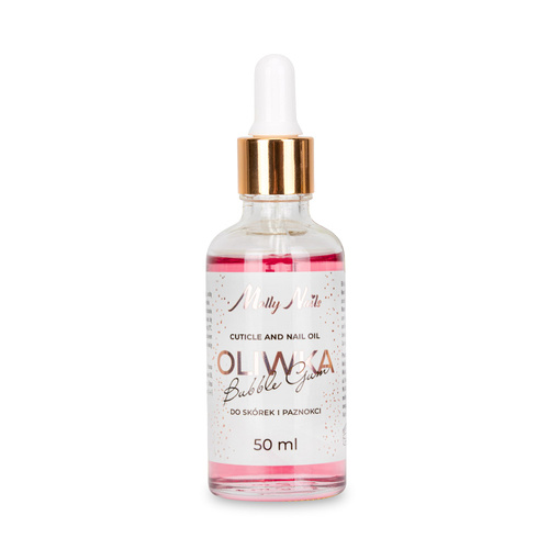 Molly Nails Bubble Gum Cuticle & Nail Oil with Dropper 50ml