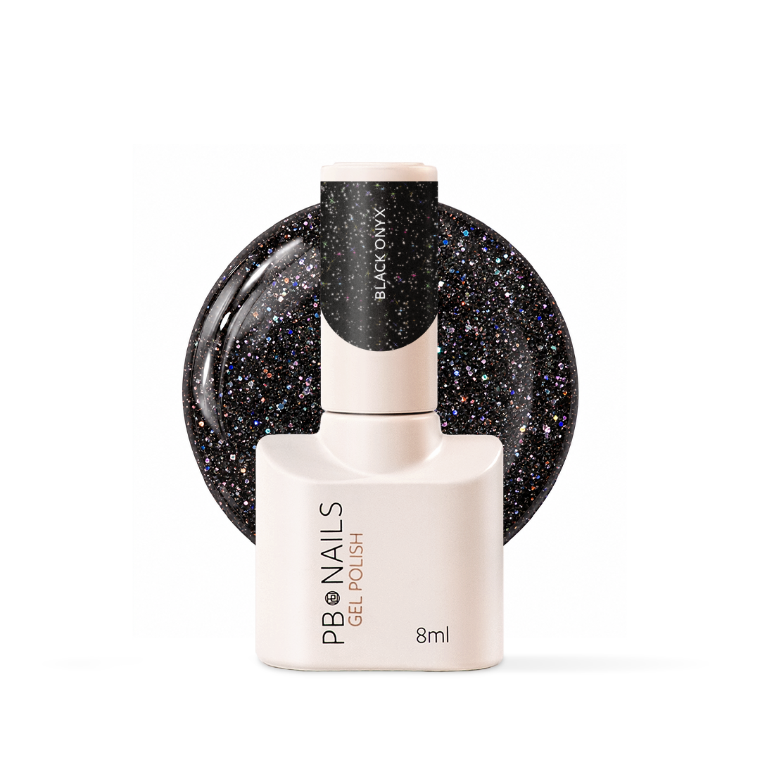 PB Nails BLACK ONYX Gel Polish 8ml – Alchemist Collection