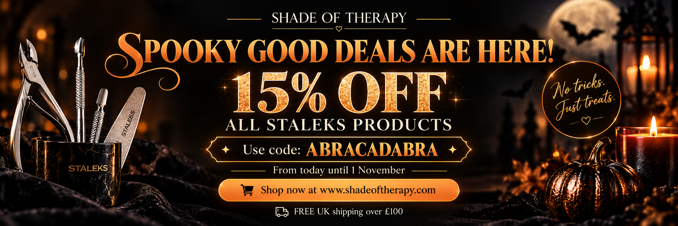 Spooky Good Deals Halloween Banner
