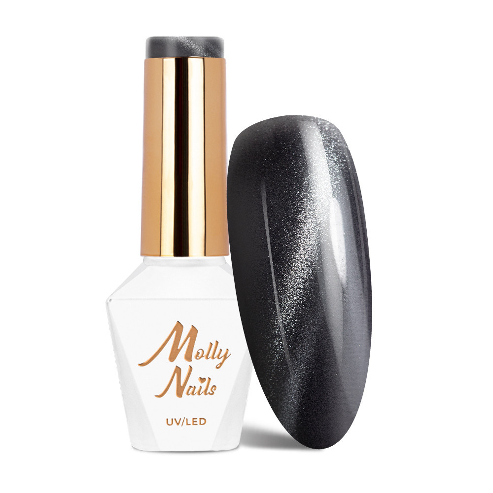 Molly Nails Gel Polish 217 – BLACKS (METALLIC CAT EYE Collection) 8 g