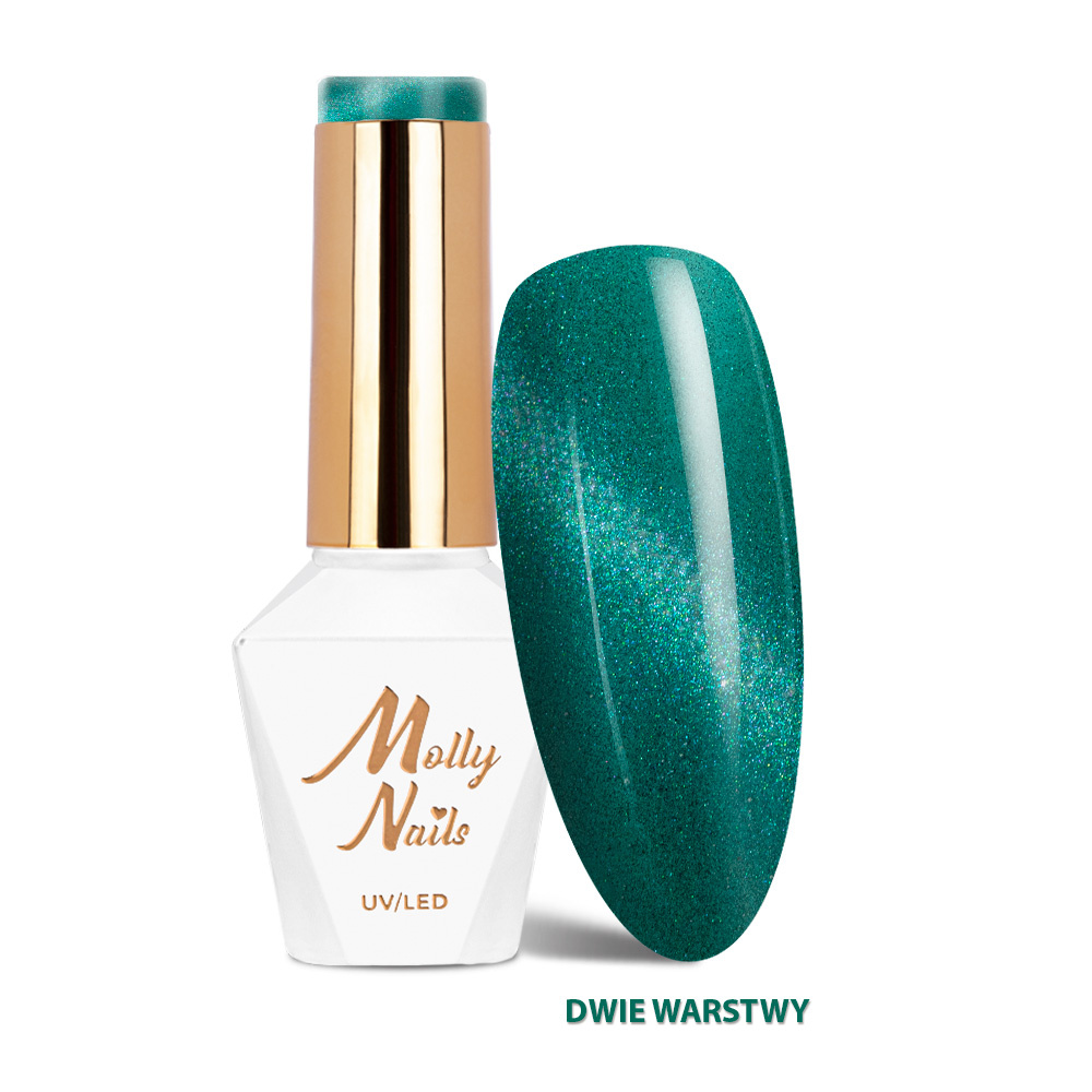 Molly Nails Gel Polish 242 – ALLURE GREEN (CAT EYE SEDUCTION Collection) 8g