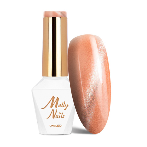 Molly Nails Gel Polish 210 – ORANGES (METALLIC CAT EYE Collection) 8 g