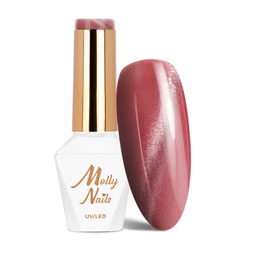 Molly Nails Gel Polish 211 – PINKS (METALLIC CAT EYE Collection) 8 g