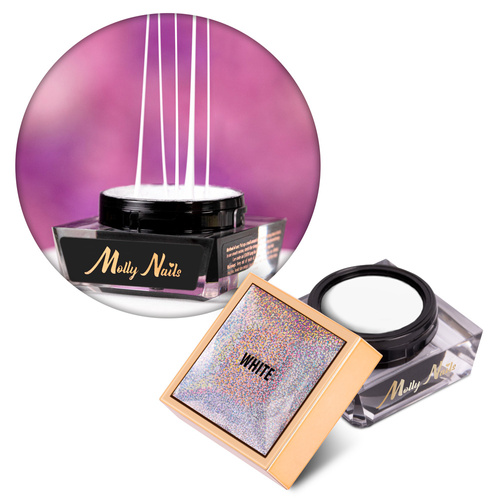 Molly Nails Spider Gel – WHITE 5g